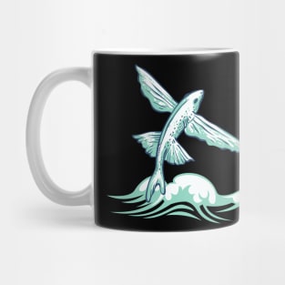 Flying fish fishing sea water angler Mug